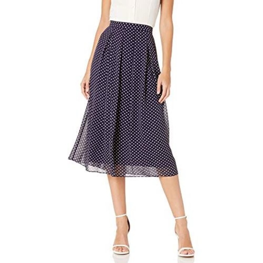 Anne Klein Women's Long Pleated Skirt
